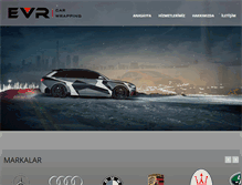 Tablet Screenshot of evrcarwrapping.com